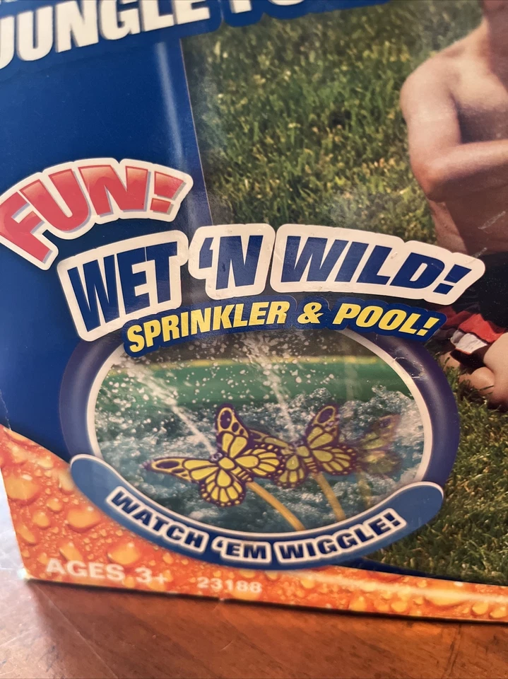 Inflatable Sprinkler Pool Family Swimming Kiddie Pool Outdoor Butterfly Water - Image 3 of 3