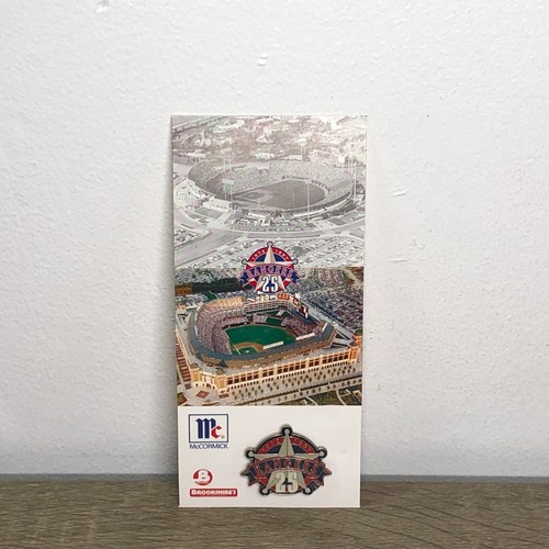 Texas Rangers Pin Pinback Button Baseball 25 Anniversary McCormick Vintage 1997 - Picture 3 of 14