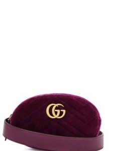 purple gucci belt
