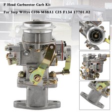 F Head Carburetor Carb Kit For Jeep Willys Cj3b M38a1 Cj5 F134 17701.02 F12