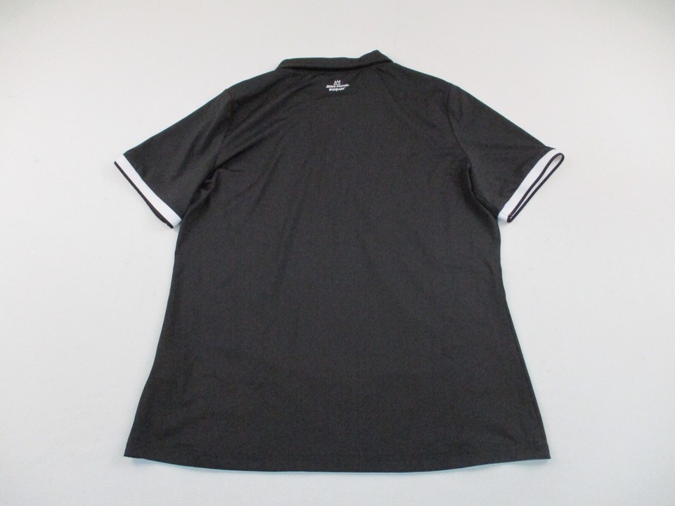 Jean Michele Basquiat Polo Shirt Womens 105 Black Short Sleeve Art