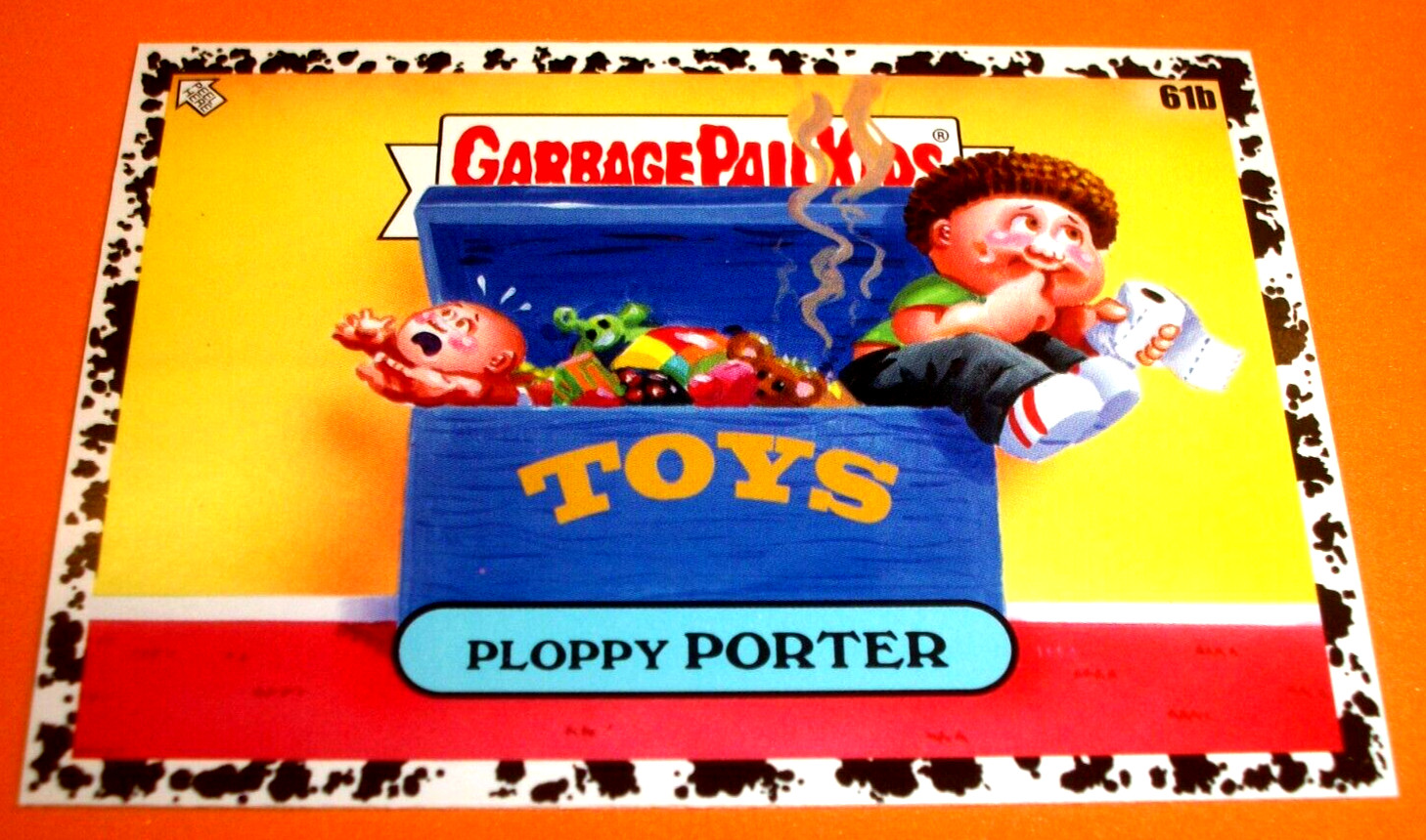 2024 Garbage Pail Kids Kids At Play "PLOPPY PORTER" #61b Black Border Sticker