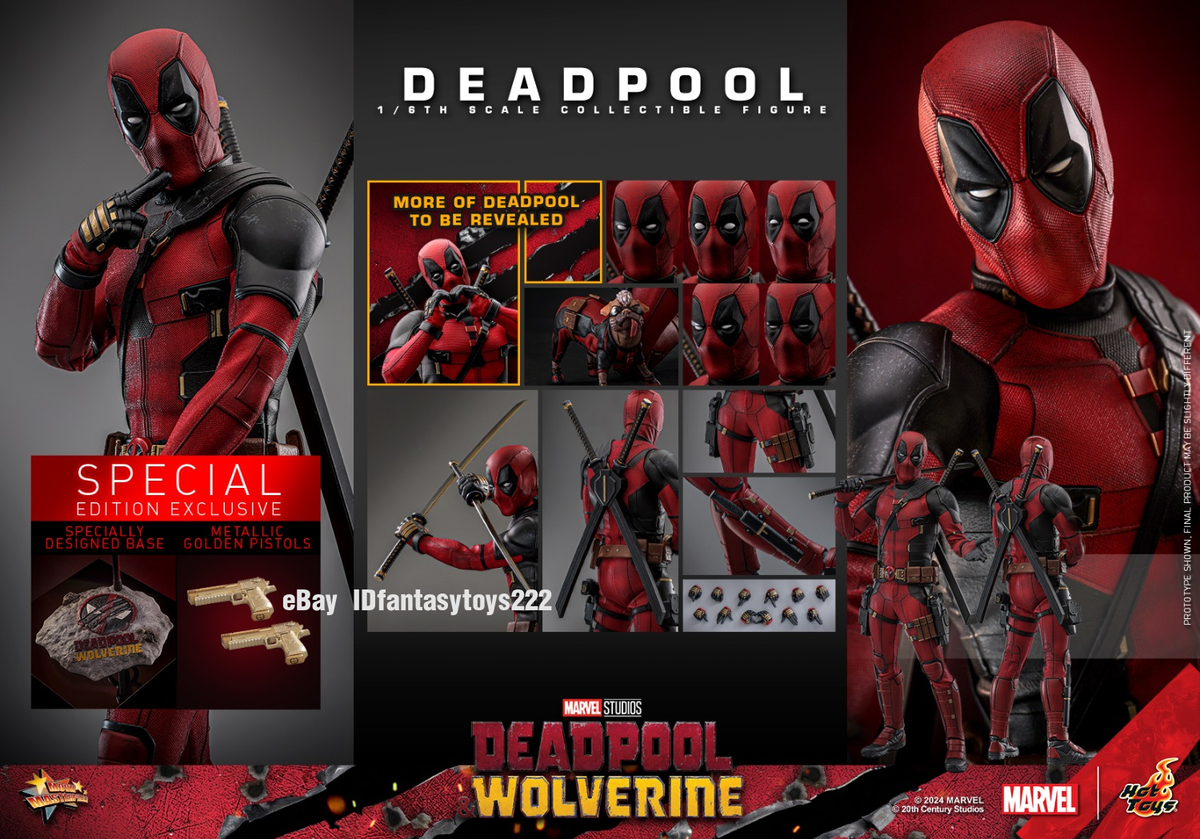 Hot Toys 1/6 MMS746B Deadpool & Wolverine Deadpool Special Ver