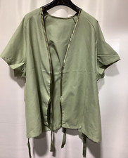 Health Care Mammography Jacket Top Lot of 6 Green Comfort cape gown Image Shirt