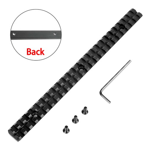 10" inch Long 25 Slots Picatinny Rail Mount Base For Rifle Gun Scope