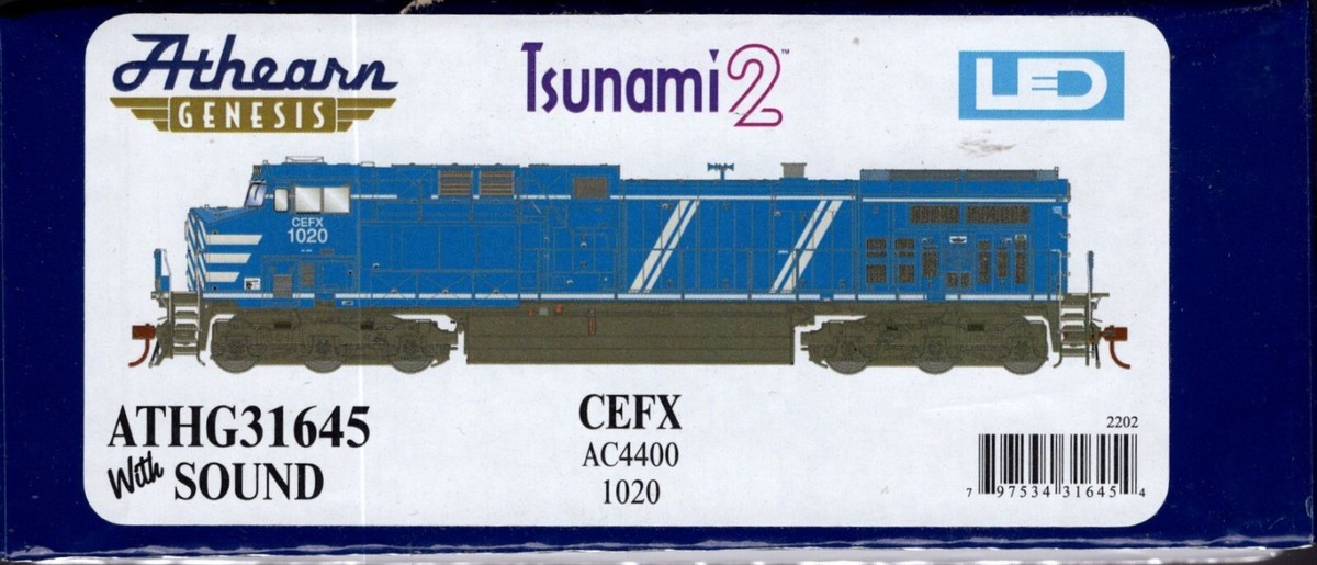 HO Athearn Genesis 2 G31645 CIT Group CEFX 1020 Blue HO Athearn Genesis 2 G31645 CIT Group CEFX 1020 Blue