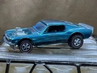 Redline Hot Wheels Spoilers BOSS HOSS “ AQUA WITH BLK DOUBLE STRIP “ HK STUNNING
