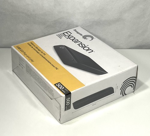 Seagate Expansion External Desktop Drive ST305004EXA101-RK, USB 2.0, 500 GB New - Afbeelding 4 van 4
