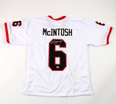 Georgia Football Jersey 2021 Kenny McIntosh Signed Jersey Custom