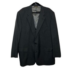 Brooks Brothers Wool Blazer Men's 48 Long Charcoal Gray 2 Button Lined