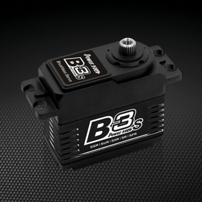 NEW POWER HD B3S 555.5 oz / 0.08s Titanium & Steel Gear Brushless Servo