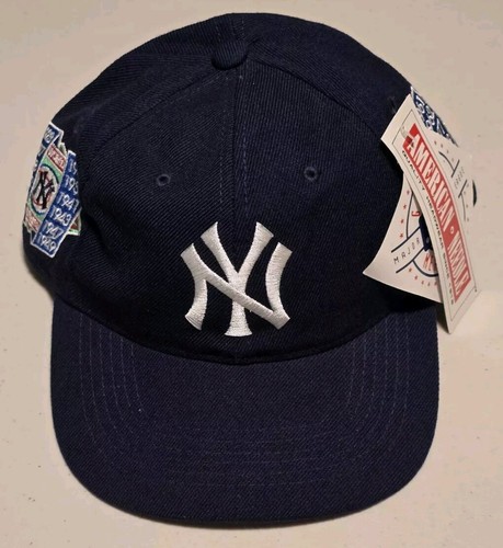 Vintage American Needle New York Yankees Mütze Snapback blau weiß Wolle *NEU neu mit Etikett*