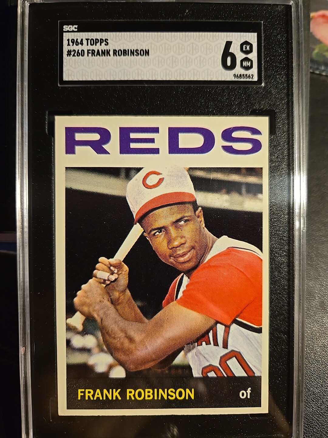 1964 TOPPS FRANK ROBINSON #260 SGC 6 EX-NM Reds HOF 5562