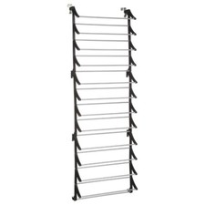 Schuhregal, Organizer an der Tür aufgehängt, 183 x 63 x 20 cm