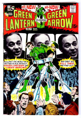GREEN LANTERN & GREEN ARROW #84 in FN- condition a 1971 DC comic