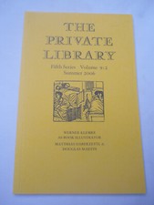 The Private Library - Werner Klemke as Book Illustrator, Matthias Haberzettl etc