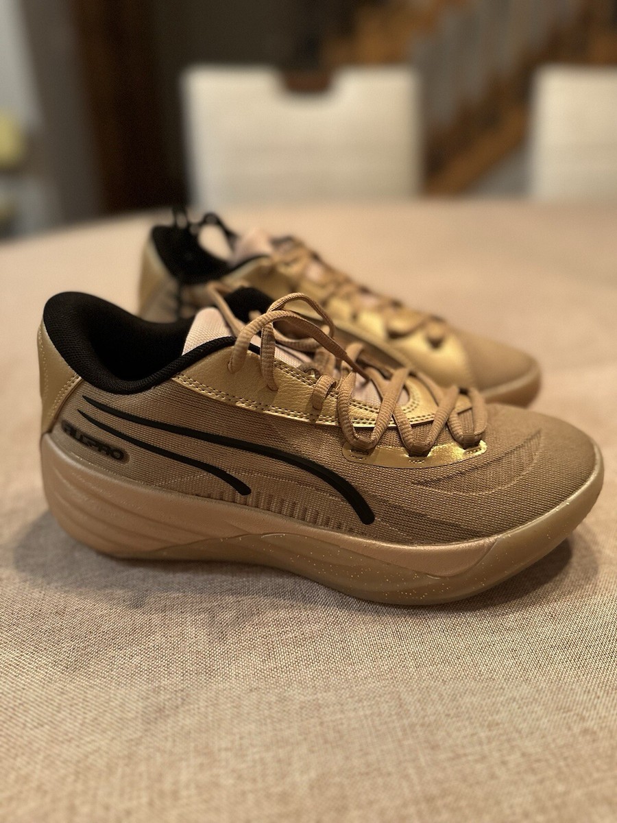 PUMA x Dennis Schroder ☆ All Pro Nitro ‘Gold Black’ Size 7 - PUMA Dennis Schröder x All-Pro Nitro Gold Black | eBay