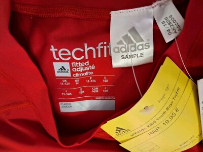 ADIDAS 152 Sport Training Leisure T Shirt authentic outlet collectors Item Red
