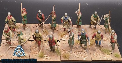 Painted English Archers set for SAGA and other Wargames and collection miniature