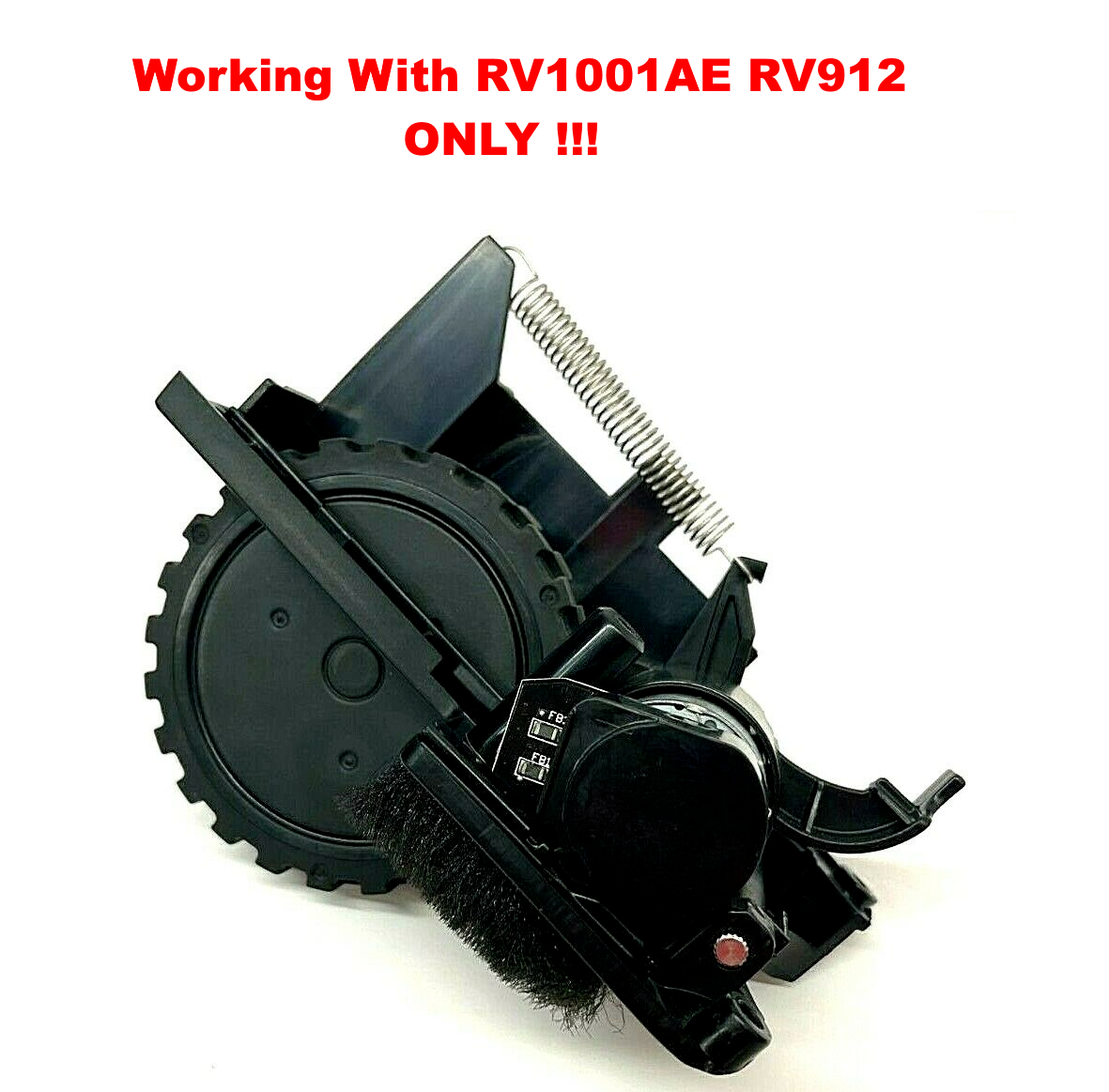 Original Shark Vacuum Cleaner RV1001AE RV912 Left Wheel Assembly w/ Motor