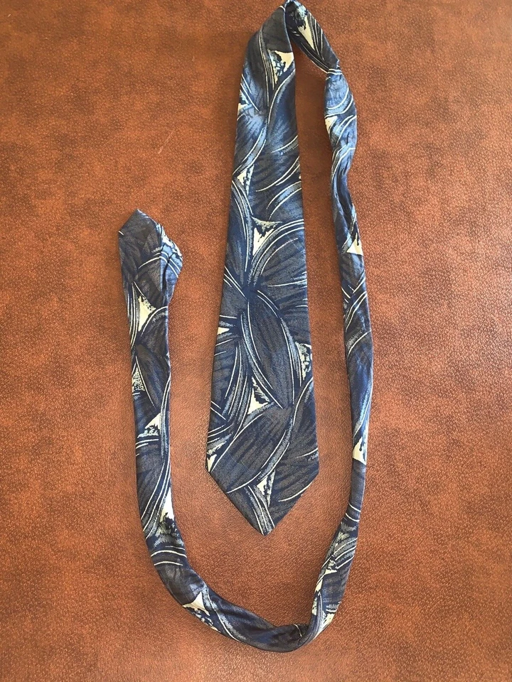 Corbata vintage floral gris Austin Foto 2 de 3