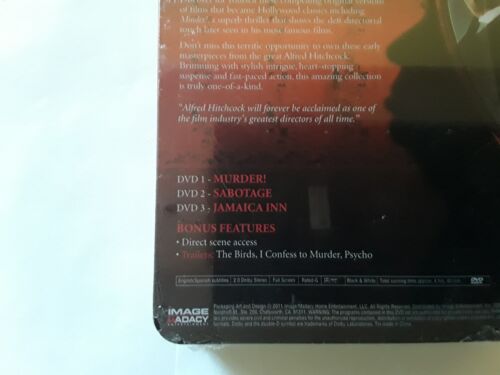 DVD Box Set Alfred Hitchcock Collectors Tin Sealed Thriller Suspense Movies - Picture 3 of 3
