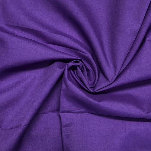 Plain Poly cotton Poplin Fabric Bunting 60 Colour Dress Craft Sheet 112cm wide - Picture 18 of 66