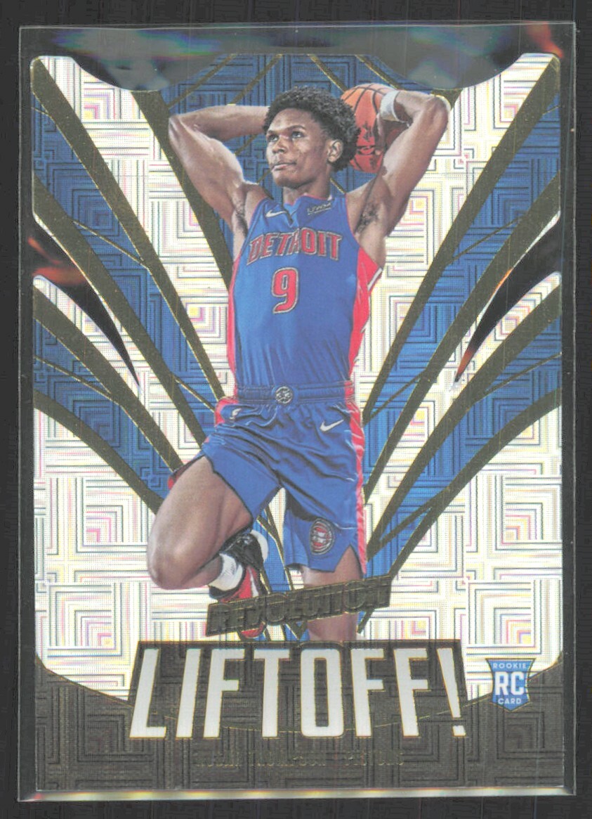 2023-24 Panini Revolution Levels Die-Cut Liftoff! Insert Ausar Thompson Rookie