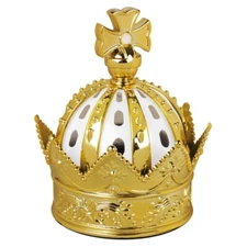 NEW White Gold Vintage Retro 90s King CROWN Car Truck Semi RV Air Freshener RARE