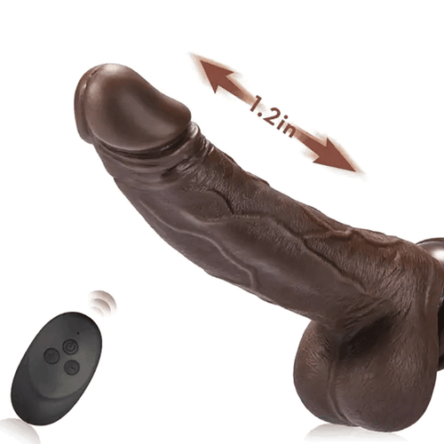 Thrusting Dildo Heating Sex Toys Telescopic Realistic Dildo Vibrator for Women - Picture 12 of 13