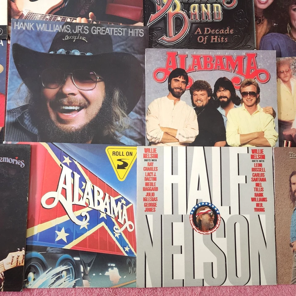 Vinyl Record Lot of 30 Country Southern Rock Pop 70s 80s 90s Lps 12" LP Records - Imagem 3 de 4