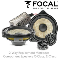 Focal ISMBZ100 4" 2-Way Replacment Mercedes Component Speakers C-Class, E-Class