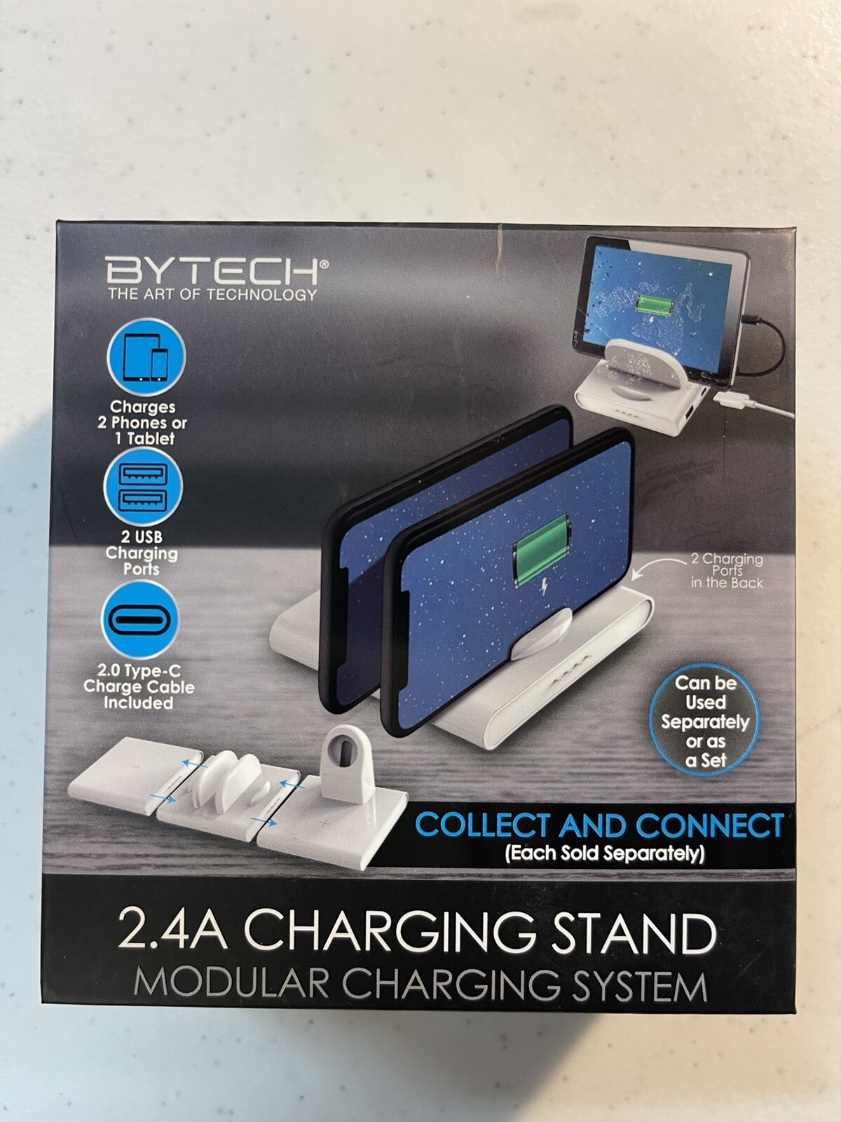 BY TECH 2.4A CHARGING STAND MODULAR CHARGING SYSTEM NEW SKU A1 | eBay