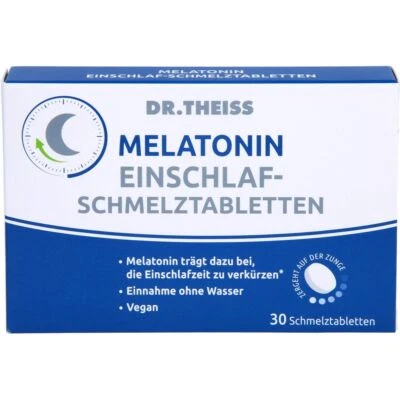 DR. THEISS NATURWAREN GMBH DR.THEISS Melatonin Einschlaf-Schmelztabletten 30 St PZN 17212686