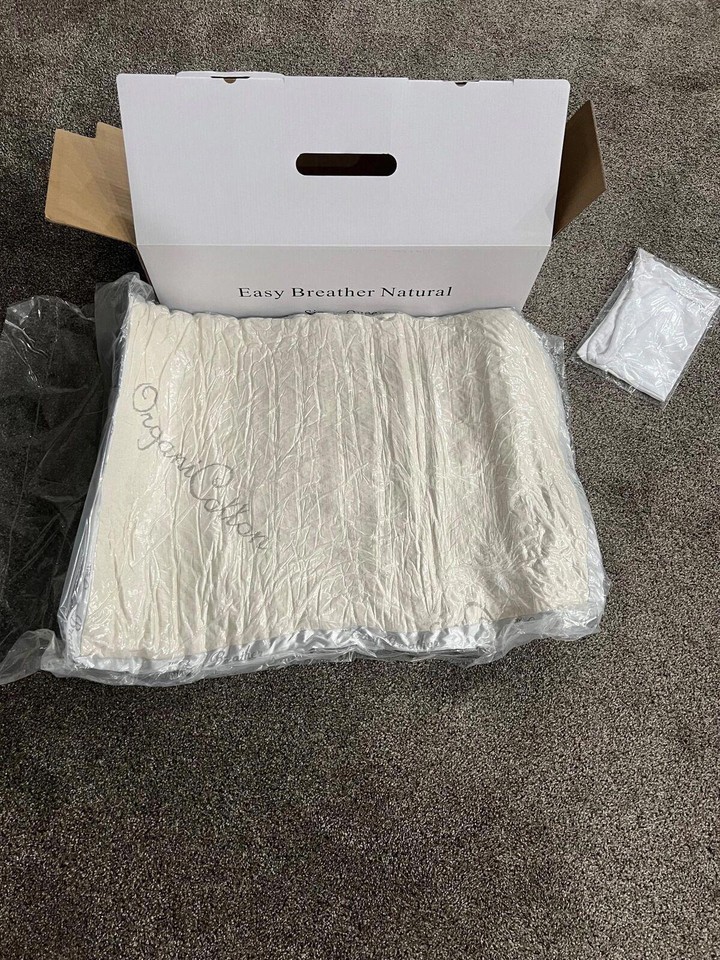 Nest Easy Breather Organic Cotton King Bed Pillow Luxury eBay