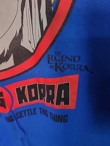 Nickelodeon The Legend of Korra Shirt Mens 4XL Blue Short Sleeve Crew Neck Anime - Picture 3 of 5