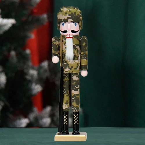Hellery Nutcracker Desktop Model Nutcracker Desktop Decorative Wooden Nutcrac... - Picture 5 of 12