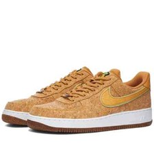 NIKE AIR FORCE 1 '07 PRM: MULTI / LINO ORO: DJ2536 900: UK 9,5
