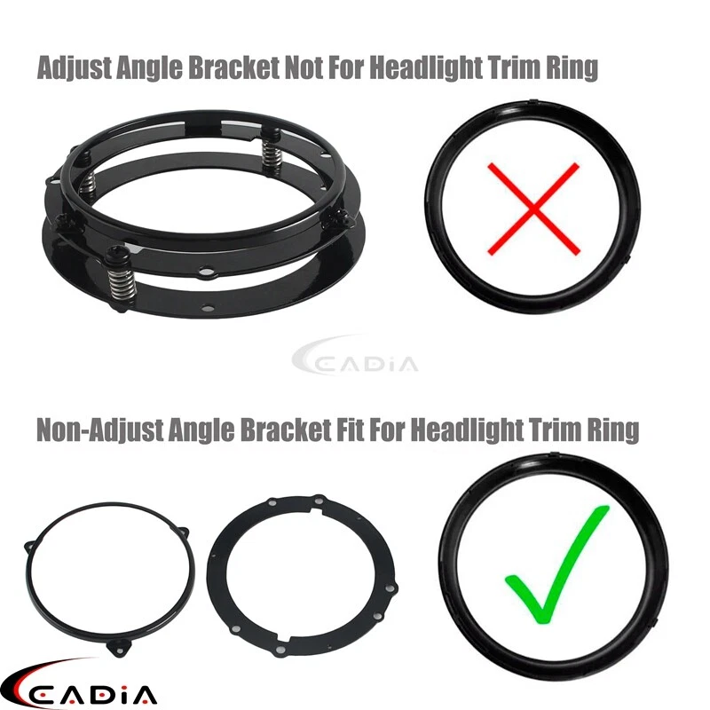 5-3/4" 5.75" LED Headlight DRL For Harley Softail Low Rider ST FXLRST 2022-2025 - Image 2 of 4