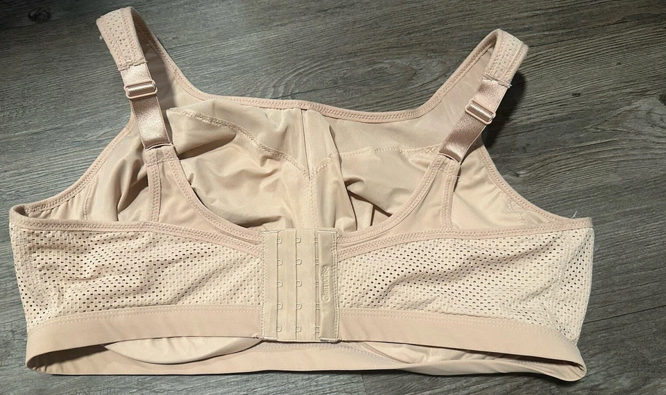 Sutiã esportivo GLAMORISE marrom com aro alto impacto, EUA 32/F, Reino Unido 32/E, novo com etiquetas, RN15564 - Imagem 4 de 4