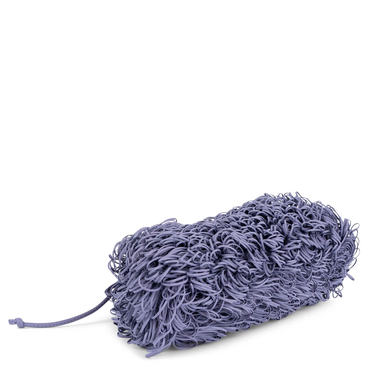 68427 auth BOTTEGA VENETA purple leather 2019 SPONGE POUCH