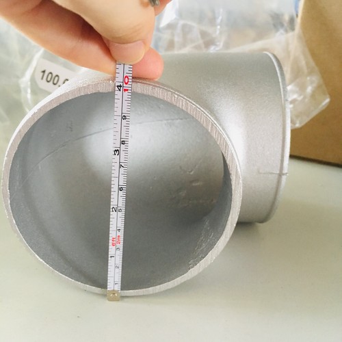 Tubo Intercooler Auto Codo 90 Grados Aleación Aluminio 102mm  Jm