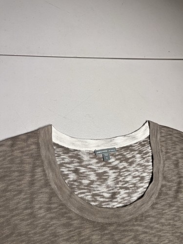 James Perse Sweater Women’s 2 Loose Knit Light Tan Brown Los Angeles Minimalist - Picture 3 of 9