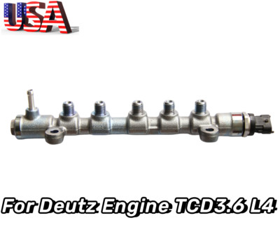 Fuel Common Rail FOR Deutz Engine TCD3.6 L4 TD2.9 D2.9 TD3.6 D3.6 JLG 0445214270