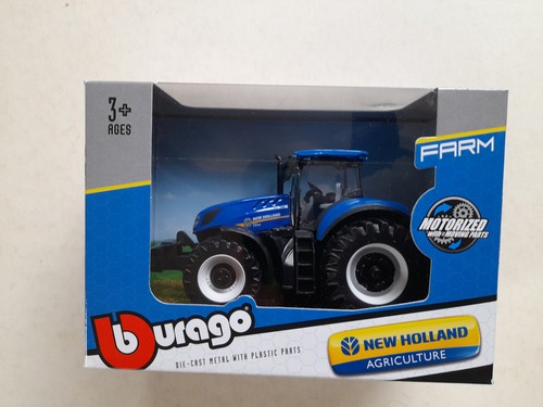Bburago Vehicles Tractors Bobcat DieCast Metal 1:43 Massey Ferguson New Holland  - Picture 2 of 7