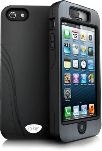 Nueva Funda iSkin Fuze 360 para iPhone 5 Negra con Protector de Pantalla Titan FUZE5G-BK1 Foto 3 de 3