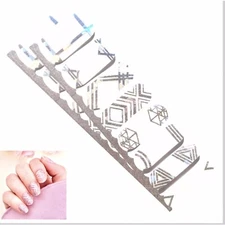 *CLEARANCE* Jaysea Nails Polish Wraps Color Holographic Line Street Nail Art