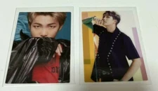 BTS , THE BEST Official clear photocard 2pc set universal music store ver RM