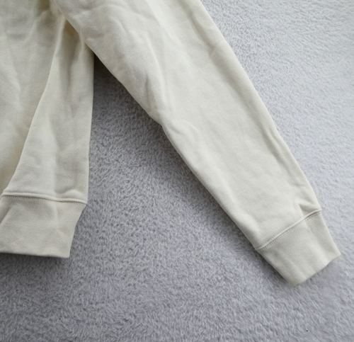 Michigan Wolverines Hoodie Mens Medium '47 Brand White Fleece Lined Sweatshirt - Picture 11 of 11