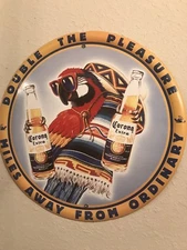 Corona Extra Parrot “Double The Pleasure” Tin Sign